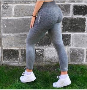 Gymshark seamless ombre gray size xs